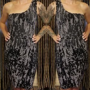 BCBG🌸Dress🌸One Shoulder Bodycon